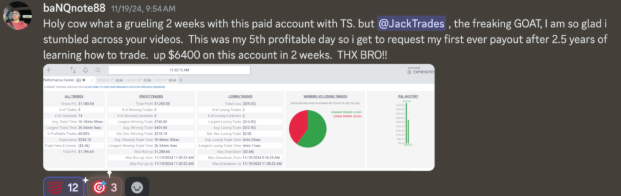 Student: passed 2 weeks with paid account