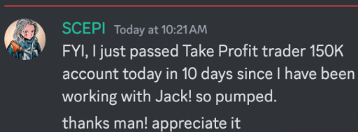 Student SCEPI: passed 150K account in 10 days