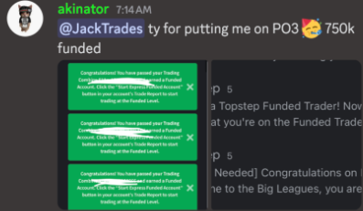 Student: 750k funded
